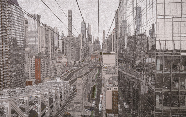 Seeing, 뉴욕 링컨 브릿지, 162.5x259.6cm, Oil on canvas, 2023