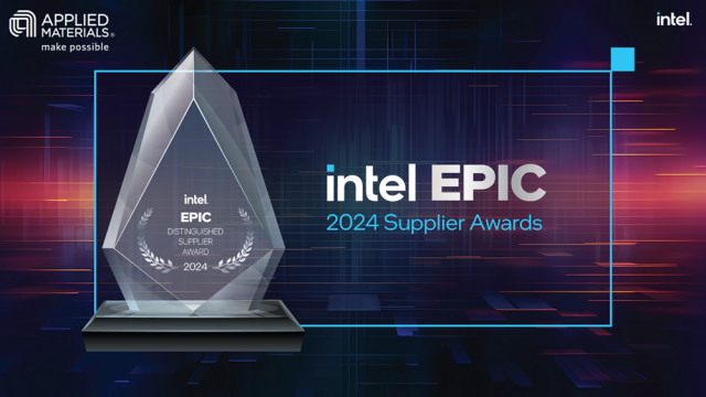 어플라이드 머티어리얼즈가 2024년도 인텔 협력사 다양성 부문에서 ‘EPIC 프로그램 우수 협력사 어워드’를 수상했다