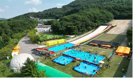용인시청소년수련원 사계절 썰매장 및 물놀이장