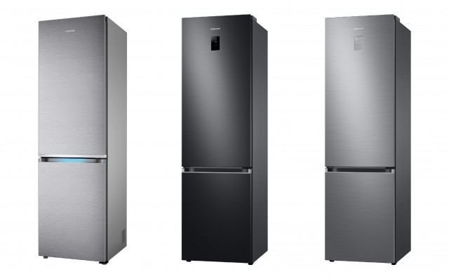 독일 최대 소비자 매체 ‘스티바’의 냉장고 제품 평가에서 상냉방·하냉동(BMF) 부문 1~3위를 석권한 삼성전자 냉장고(왼쪽부터 1·2·3위를 차지한 모델)