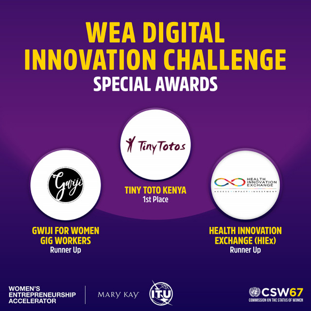 Mary Kay and International Telecommunication Union Announce Winners of the Women’s Entrepreneurship Accelerator Digital Innovation Challenge